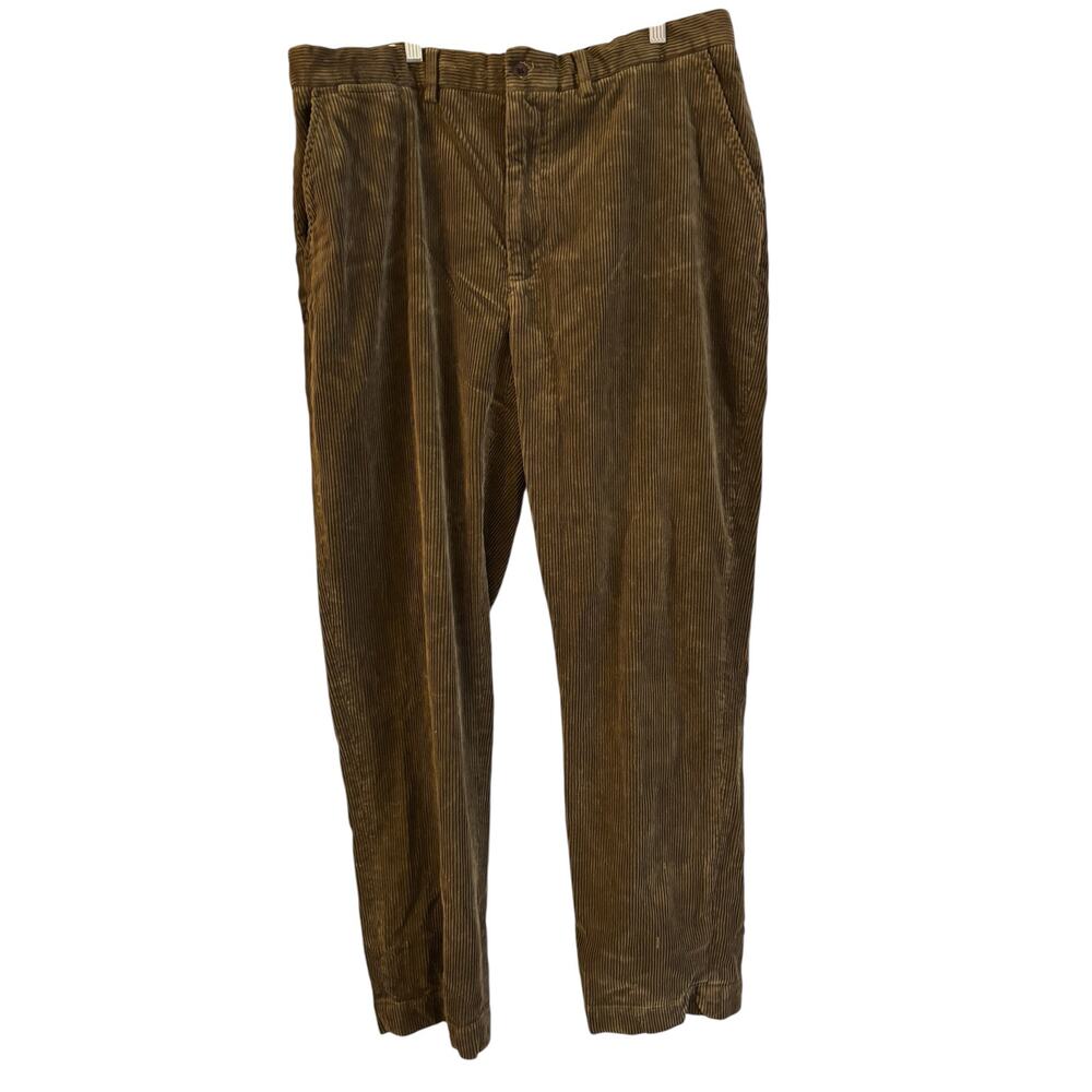 Vintage Polo Ralph Lauren Men’s Brown Corduroy Pants Size 38 x 32 Pockets